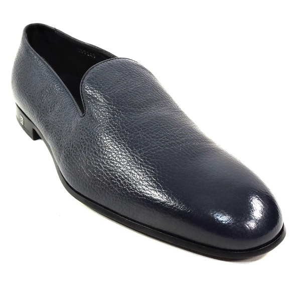 BALDININI ?? MEN\'S NAVY BLUE SOFT DEER LEATHER COMFORT LOAFERS main image 4